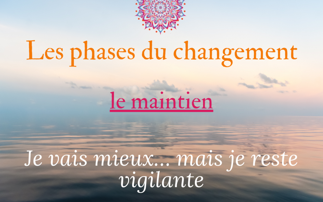 Je vais mieux mais je reste vigilante