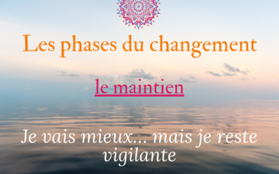Je vais mieux mais je reste vigilante